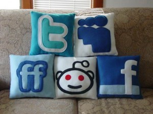 social media pillows1 300x225 The 3 Main Components of Search Engine Optimization