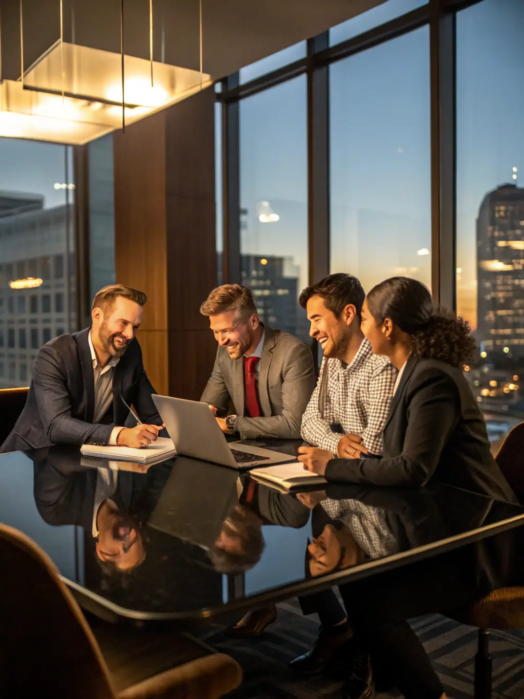 An image of a team collaborating over branding charts and strategy documents, symbolizing the Branding Strategy Development service offered by Building a Brand Online.